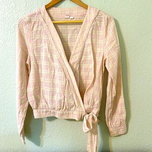 Melrose and Market side-tie top